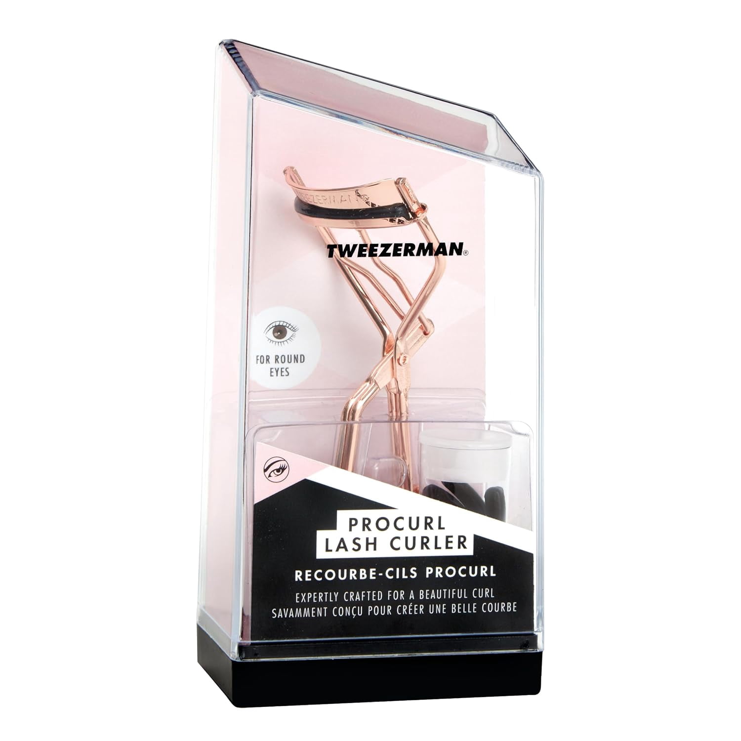 Pro Master Black Eyelash Curler - Designed for Almond-Shaped Eyes