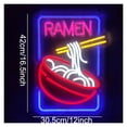 thumbnail image 2 of Letrero De Neón Ramen Time Para Decoración De Tiendas De Ramen, Póster Para Restaurante, Cocina 42cm30.5cm, 2 of 7