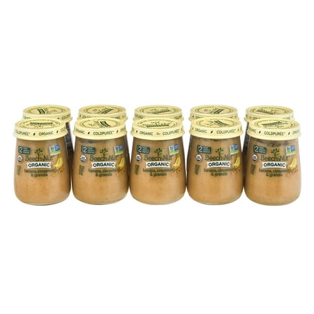 Beech-Nut Organic; Stage 2 Banana, Cinnamon & Granola Baby Food, 4.25 oz, (Pack of 10)