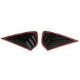 thumbnail image 3 of Ana For Kia Forte 2019-2022 Carbon Fiber Side Glass Louver Shutter Cover Trim 2Pcs, 3 of 9