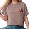 thumbnail image 5 of Godom Halloween Ghost T Shirt Women Funny Pumpkin Printed Cute T Shirts Short Sleeve Fall Season Tees, 5 of 7