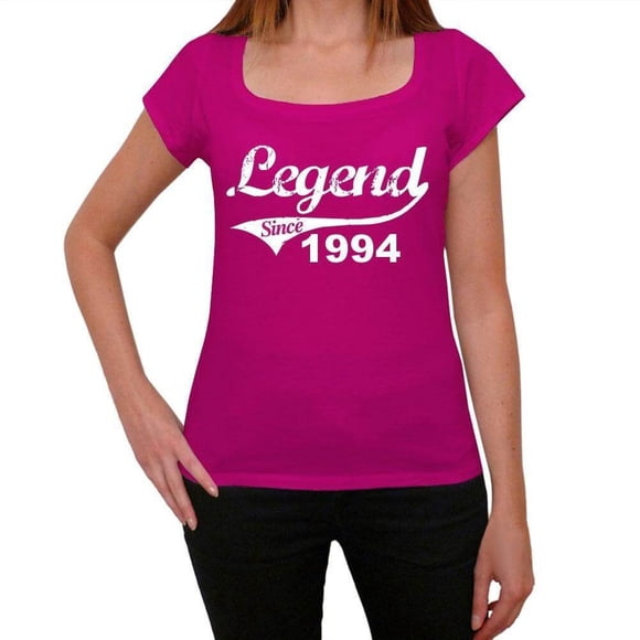 Women's Graphic T-Shirt Legend Since 1994 30th Birthday Anniversary 30 Year Old Gift 1994 Vintage Eco-Friendly Ladies Short Sleeve Novelty Tee