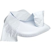 Inflatable shampoo basin, crescent