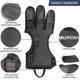 thumbnail image 2 of 1 Piece Outdoor Archery Gloves Shooting Hunting Leather Three Finger Protector Archery Protective Gear Accessories, 2 of 5