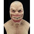 thumbnail image 1 of Una pieza Demonio de dientes agrietados "Stalker" Demonio aterrador Máscara de látex de Halloween Calabaza de Halloween Cara de terror divertida Accesorios para fiestas de disfraces Juguetes de cospla, 1 of 5