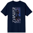 thumbnail image 6 of Ultraman Zamsher Logo text Zamsher text on Navy Short Sleeve Adult T-Shirt-3XL, 6 of 7