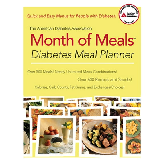Pre-Owned The American Diabetes Association Month of Meals Diabetes Meal Planner (Paperback) 1580403360 9781580403368