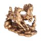 thumbnail image 5 of Bronce Feng Shui Three Galloping Horses Statue Decoración de la mesa del hogar Escultura Riqueza de la del regalo de negocios, 5 of 8