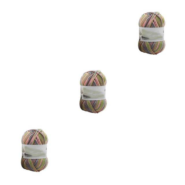 Naiovety Cárdigan bufandas hilo de tejer DIY hilo de ganchillo tejido a mano para chal calcetines sombrero tejido a mano suministros de costura de Type1 NO1