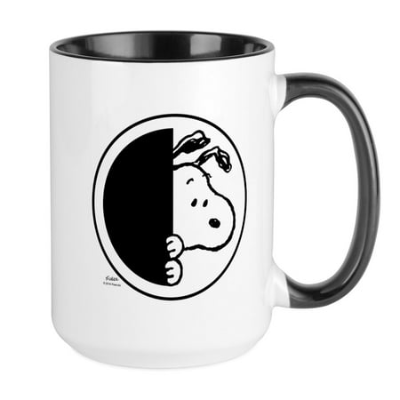 

CafePress - Sneaky Snoopy Large Mug - 15 oz Ceramic Large Mug