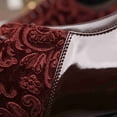 thumbnail image 3 of Men's Formal Dress Shoes with Embossed Floral Pattern, Formal Lace-Up Dress Shoes for Wedding & Party, 3 of 6