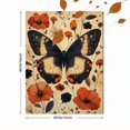 thumbnail image 3 of Qisvanset Framed Canvas Wall Art, 12x16 Inch Butterfly Floral Cottage Core Apartment Decor, 3 of 5