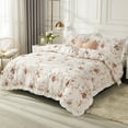 thumbnail image 1 of Duvet Cover Set Washed Microfiber Soft Breathable Zipper Closure Duvet Cover Set, 1 of 6