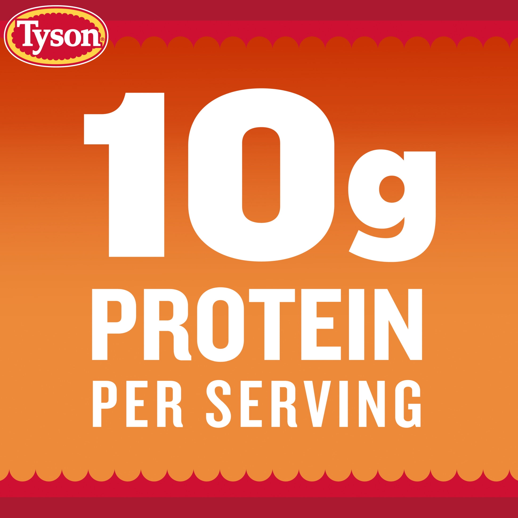 Tyson White Meat Spicy Breaded Chicken Patties, 23 oz (Frozen, Fully Cooked)
