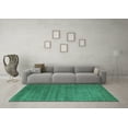 thumbnail image 3 of Ahgly Company Indoor Rectangle Abstract Light Blue Contemporary Area Rugs, 7' x 9', 3 of 4