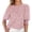 Pink, variant on Rezuofi 1 Pcs Women's Polka Dot Short Sleeve Blouse Tops Ladies Casual Office Work Crew Neck T-Shirt