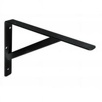 Knape & Vogt 208 BLK 550 22 in. Super-Duty Ultimate L-Bracket, Black