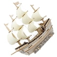 thumbnail image 3 of Miangastore 3d Puzzle Sailboat Model 3d Puzzle Ship Model Decoration Sailboat Puzzle, 3 of 9