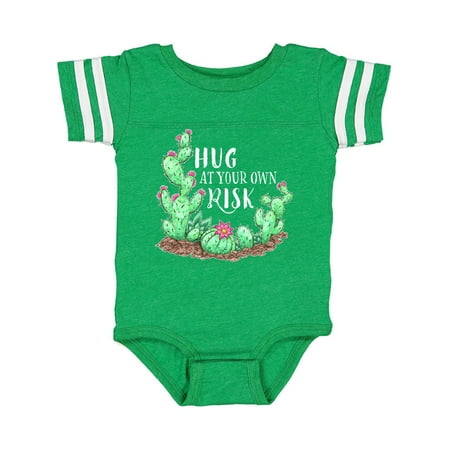 

Inktastic Hug At Your Own Risk Cacti and Succulents Gift Baby Boy or Baby Girl Bodysuit