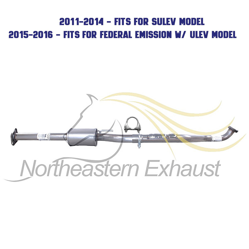 Northeastern Exhaust | Stainless Steel Exhaust Resonator Pipe Fits 2011–2016 Hyundai Elantra 1.8L Sedan | Direct-Fit Replacement
