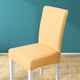 thumbnail image 5 of Fundas para sillas, protector de asiento, impermeables, para cocina, ceremonias Amarillo, 5 of 6