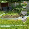 Corrugated Metal Garden Edging HYZ01 8"x20' Galvanized Steel Easy to