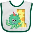thumbnail image 3 of Inktastic Monster 1st Birthday Boys or Girls Baby Bib, 3 of 4
