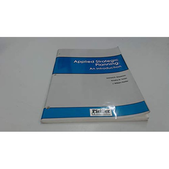 Pre-Owned Applied Strategic Planning, an Introduction (3-Hole Punched Manual) (Paperback) 0883903180 9780883903186