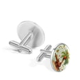 thumbnail image 3 of Coconut Tree Stainless Steel Cufflinks for Formal Attire - Ideal for Shirts, Cuff Links, and Suit Accessories, 3 of 6