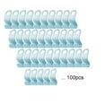 thumbnail image 3 of Rbaofujie Home Storage Flocking Clothes Hanger Home Easy Hook Closet Organizer Hat Hooks for Wall, 3 of 3