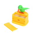 thumbnail image 5 of Green Bird Toothpick Container Automatic Toothpick Dispenser Toothpick Holder Home Decor Kitchen Accessories 1pcs (green Bird Yellow Ba, 5 of 5