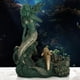 thumbnail image 2 of Soporte para botella de vino de sirena, estante para una sola botella, soporte para estatua de sirena, estante para vino y escultura, decoración de me Verde Sunnimix soporte para botellero, 2 of 8