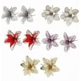 thumbnail image 7 of 23Cm Sparkling Christmas Flower Decor 2Pcs:Perfect For Tree & Wedding Decoration, 7 of 7