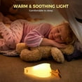 thumbnail image 4 of Dimmable Silicone Night Light for Kid's Room, LED Peace Duck Night Lamp, Rechargeable Children's Bedside Lamp, 4 of 5