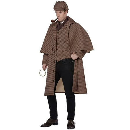 English Detective/Sherlock Holmes Adult Costume
