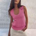 thumbnail image 2 of Bovemsi Silk Camisole Tops for Women Summer Sweater Vest Sleeveless Ribbed Knit Camisoles for Under Clothes, 2 of 9