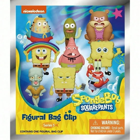 SpongeBob SquarePants Blind Bag  Keychain, Random Color, 1PC