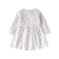 thumbnail image 6 of Vividxx Girls Dresses Floral Embroidery Long Sleeve Party Dress Elegant Ruffled Formal Gown Kids Clothes 6 Years, 6 of 7