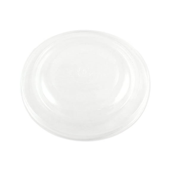 World Centric BOLCS24 7.5 in. Diameter x 1 in. h PLA Plastic Lids for Fiber Bowls - Clear (300/Carton)