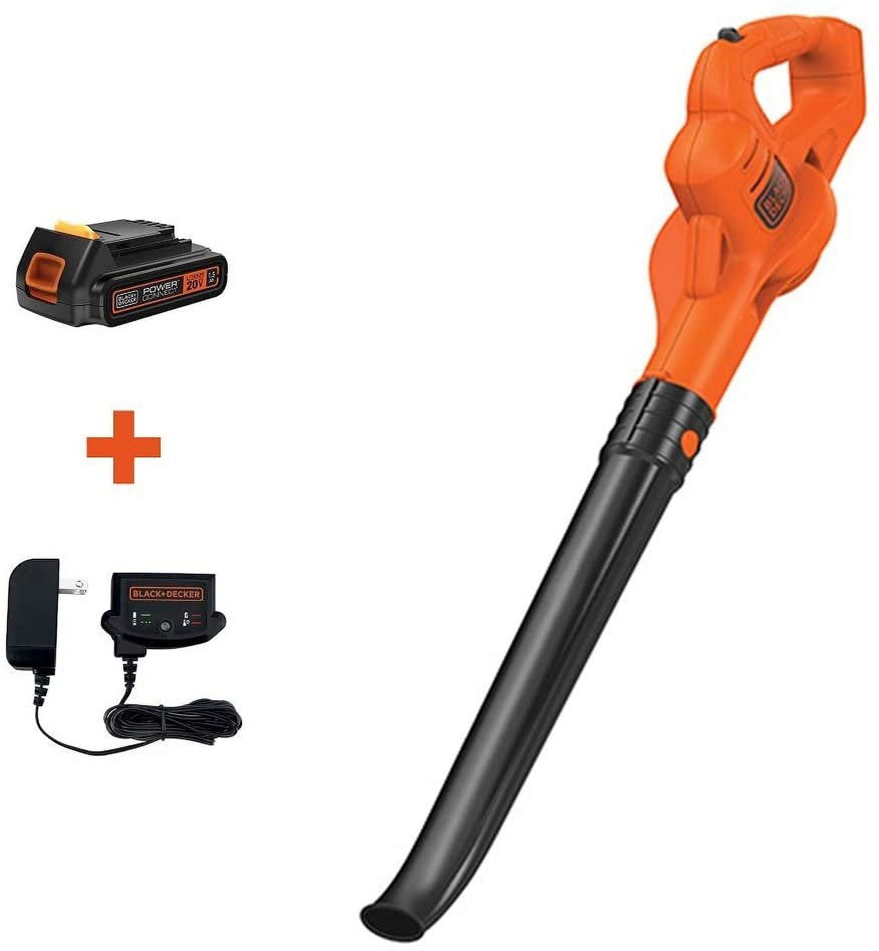 BLACK DECKER 40V MAX Lithium Cordless Sweeper Blower with Battery Charger Walmart