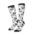 thumbnail image 2 of Daiia Sports Socks Cool Chicken Printed Novelty Crew Socks for Men Women Knee High Socks Cotton Socks Soft & Breathable Support Unisex Socks, 2 of 9