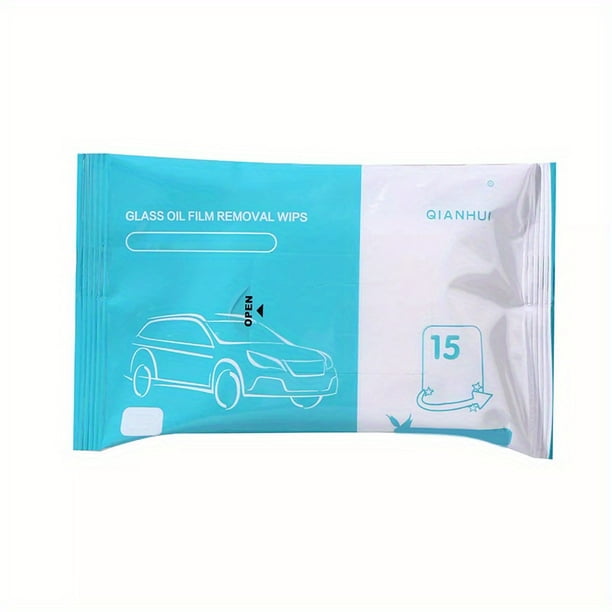 Easily Remove Car Glass Oil Film With WashFree Wipes No Windshield