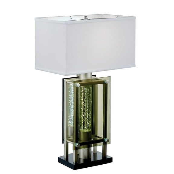 OakvillePark Yerba Accent Table Lamp, Silver