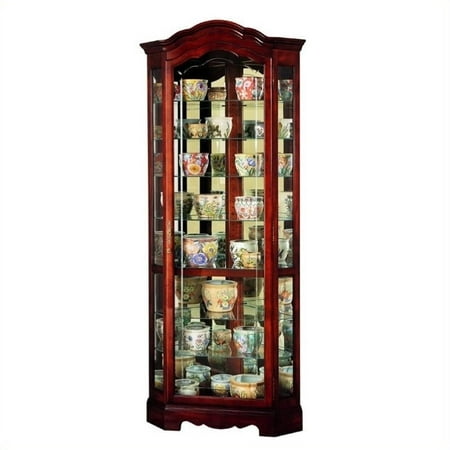 Howard Miller Jamestown Corner Display Curio Cabinet