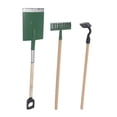 thumbnail image 1 of CIMAXIC 1 Set of Mini House Farm Tools Miniature Outdoor Tools Mini Pounder Spade and Rake Models,4.02"X0.79"X0.31", 1 of 4