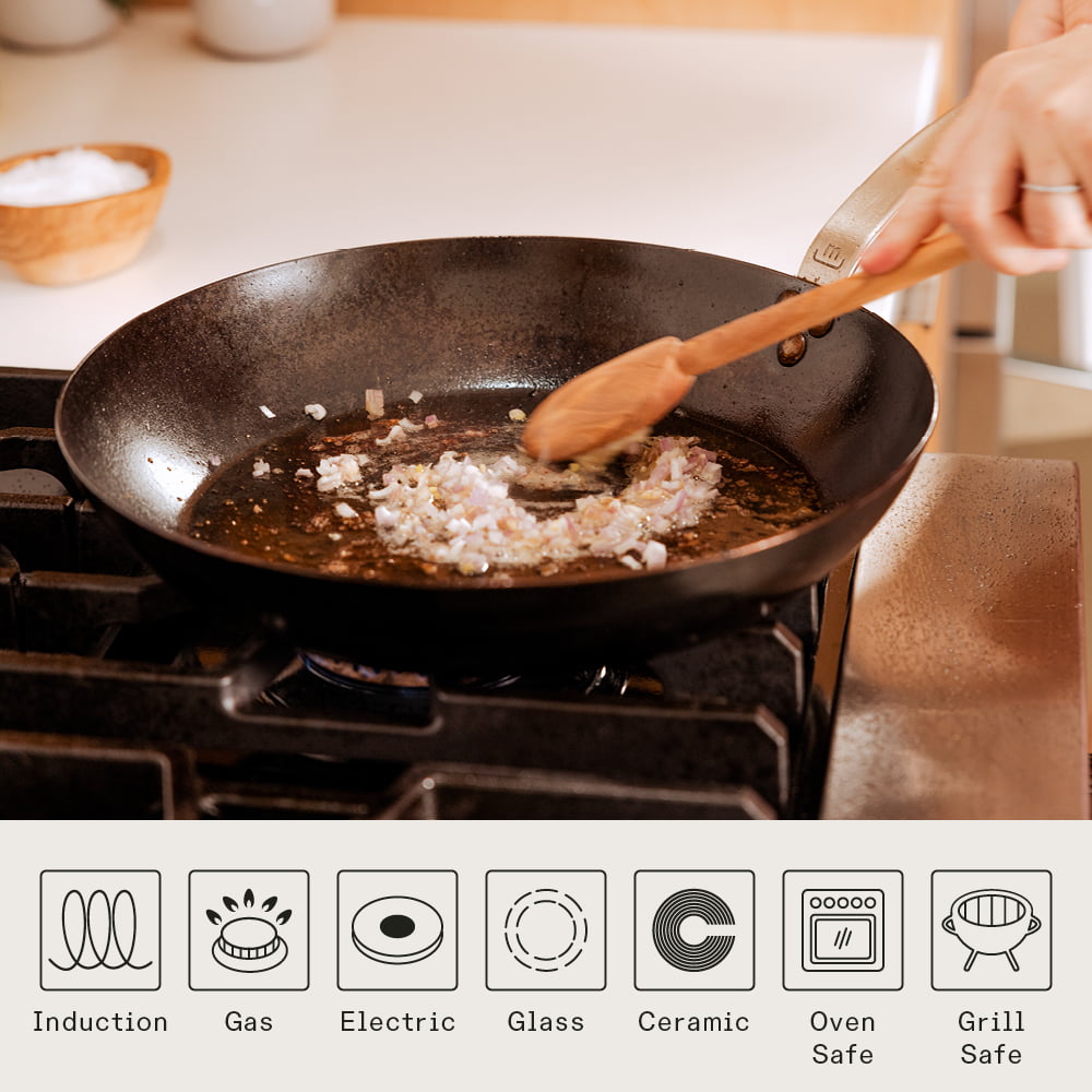 Made In Cookware - 10 Blue Carbon Steel Frying Pan - (Like Cast Iron, but  Better) - Professional Cookware France - Induction Compatible