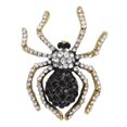 thumbnail image 2 of Xinyolin Spider Brooch Shiny Rhinestone Decor Realistic Spider Shape Clothes Collar Decoration Anti-rust Alloy Lightweight Clothes Jewelry Lady Gift, 2 of 8