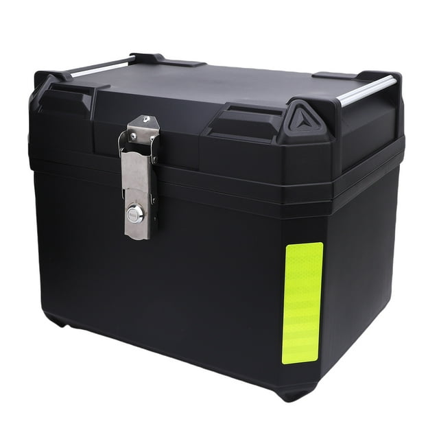Maleta Trasera Para Motocicleta, Caja Superior Trasera Para Motocicleta, Placa Inferior De Liberación Rápida, 60 L, Manijas De Agarre Izquierda Y Derecha Para Motocicleta Con
