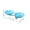 Blue, variant on Double-Layer Flower Soap Dish Set Cute Wall-Mounted Lotus Shape Soap Rack,Punch-Free Self-Draining Soap Holder Sponge Holder Storage Rack for Bathroom Bathtub Kitchen Shower Spaces
