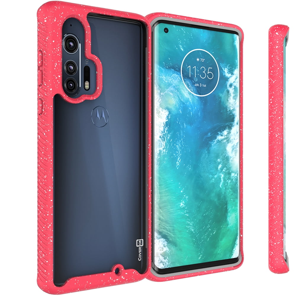 CoverON Motorola Moto Edge Plus Case Heavy Duty Full Body Slim Fit Shockproof Clear Phone Cover